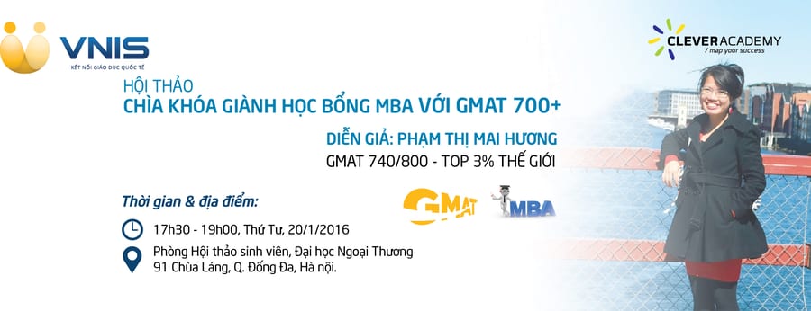Chìa khóa giành học bổng MBA với GMAT 700+