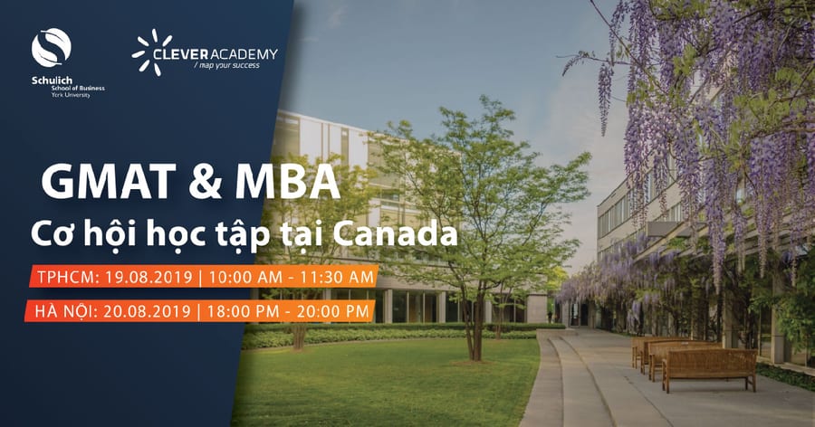 GẶP MẶT TRỰC TIẾP VỚI ĐẠI DIỆN TUYỂN SINH TRƯỜNG SCHULICH SCHOOL OF BUSINESS