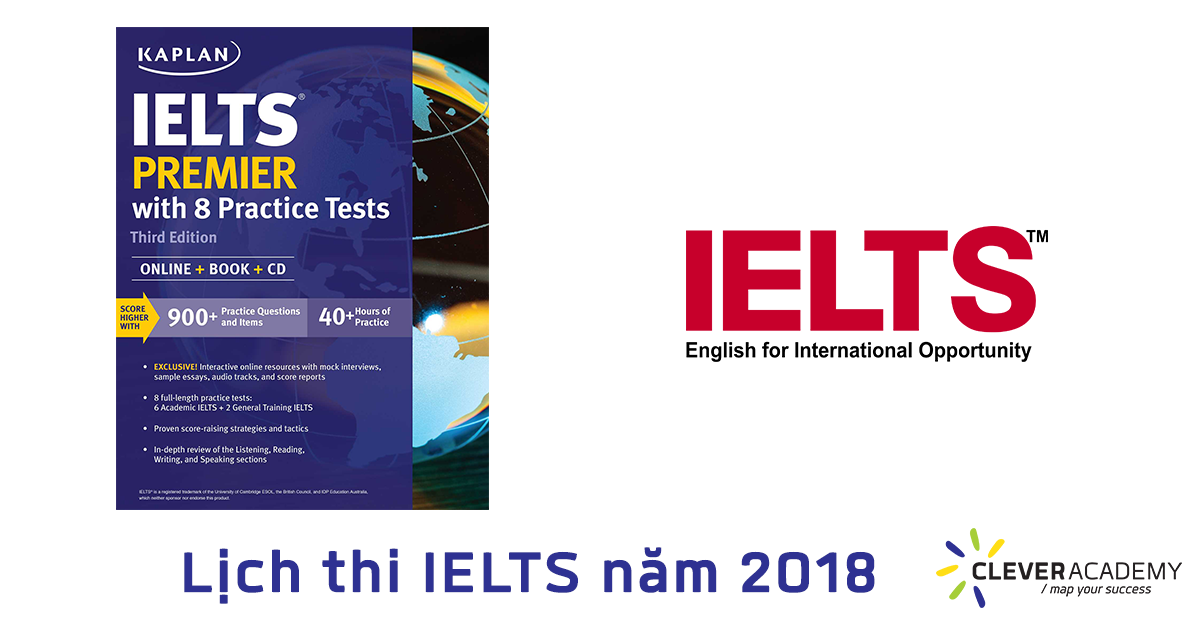 Lịch thi IELTS năm 2019