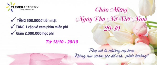 Ưu đãi đặc biệt chào mừng ngày Phụ nữ Việt Nam – 20/10