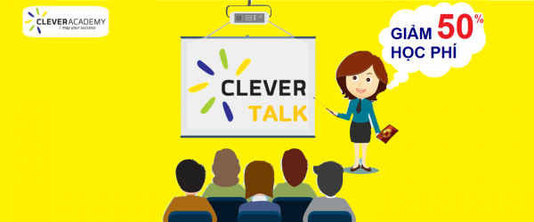 Học bổng 50% khóa Tiếng Anh Giao Tiếp Thông Minh – Clever Talk