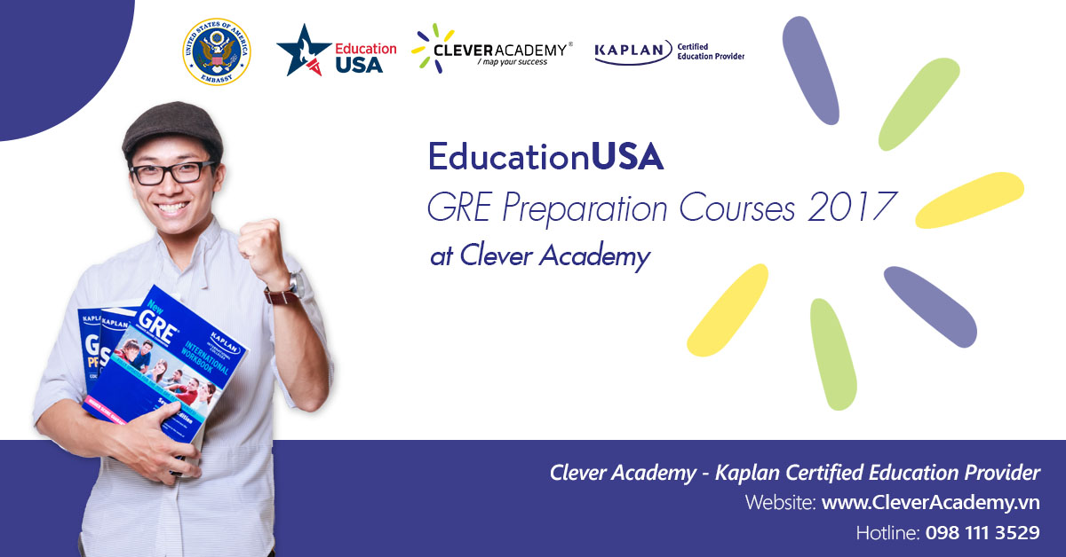 Chương trình Luyện thi GRE giữa Clever Academy và EducationUSA – Đại Sứ Quán Hoa Kỳ tại Hà Nội, Việt Nam