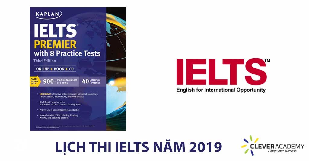Lịch thi IELTS năm 2019