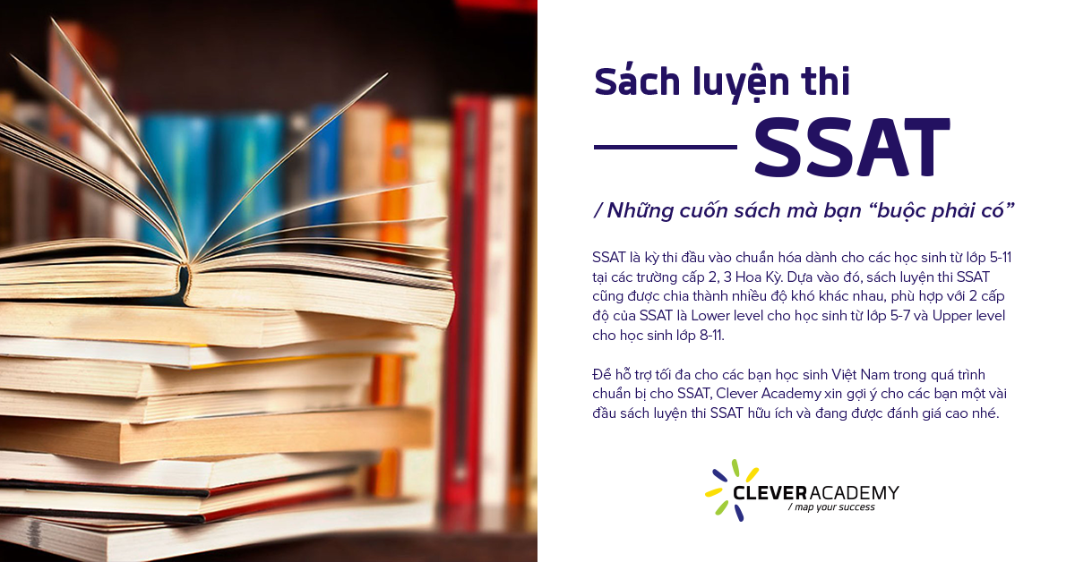 Những cuốn sách luyện thi SSAT mà bạn “buộc phải có”