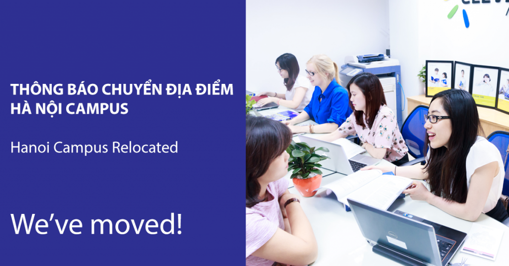 Thông báo chuyển địa điểm Hà Nội Campus từ tháng 5/2019