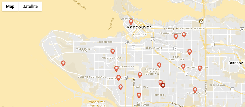 VSB School Map
