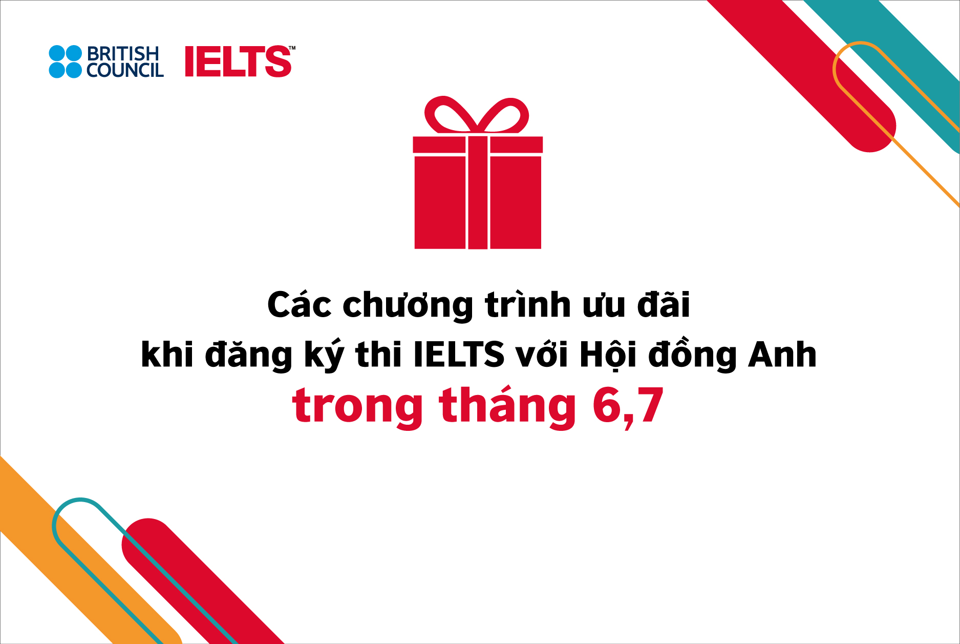 Đăng ký thi IELTS tại Hội Đồng Anh, nhận quà hấp dẫn!
