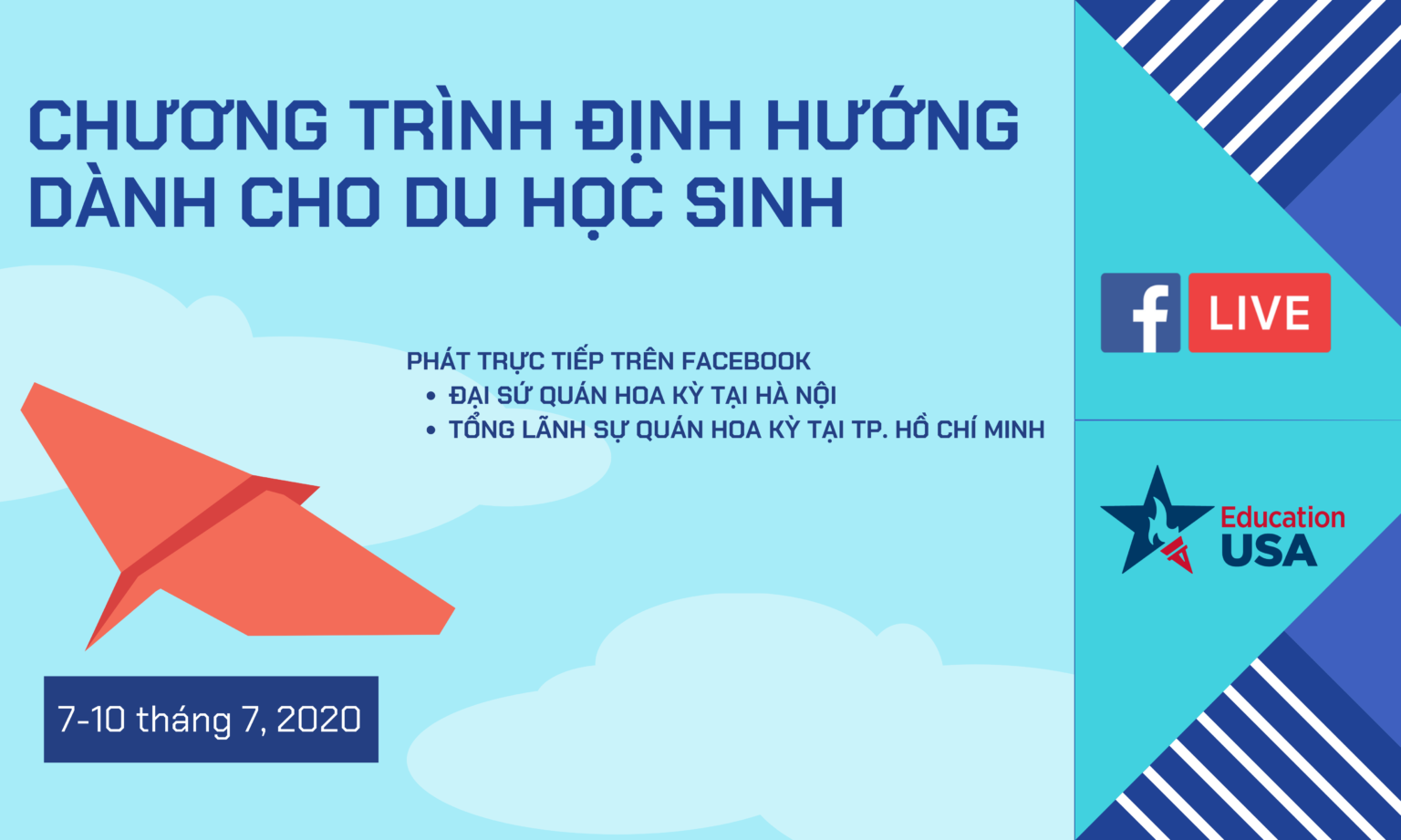 Chương trình Định hướng dành cho Du học sinh 2020 – ĐSQ Mỹ tại Việt Nam