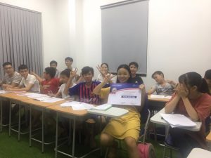 Lớp học tại Clever Academy Quảng Ngãi