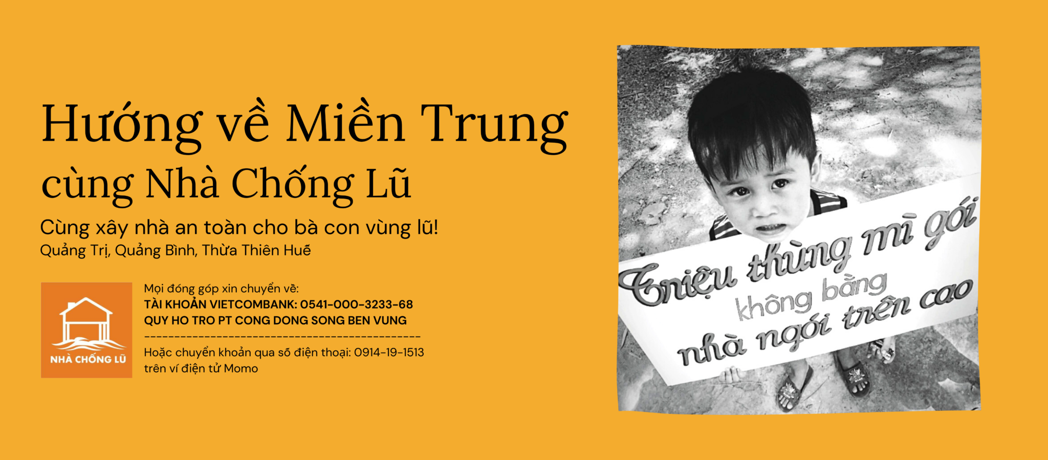 “Hướng về Miền Trung” cùng Nhà Chống Lũ