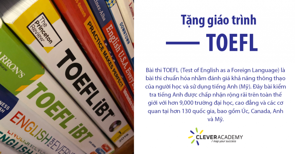 Clever Academy – Bộ tài liệu TOEFL mới nhất