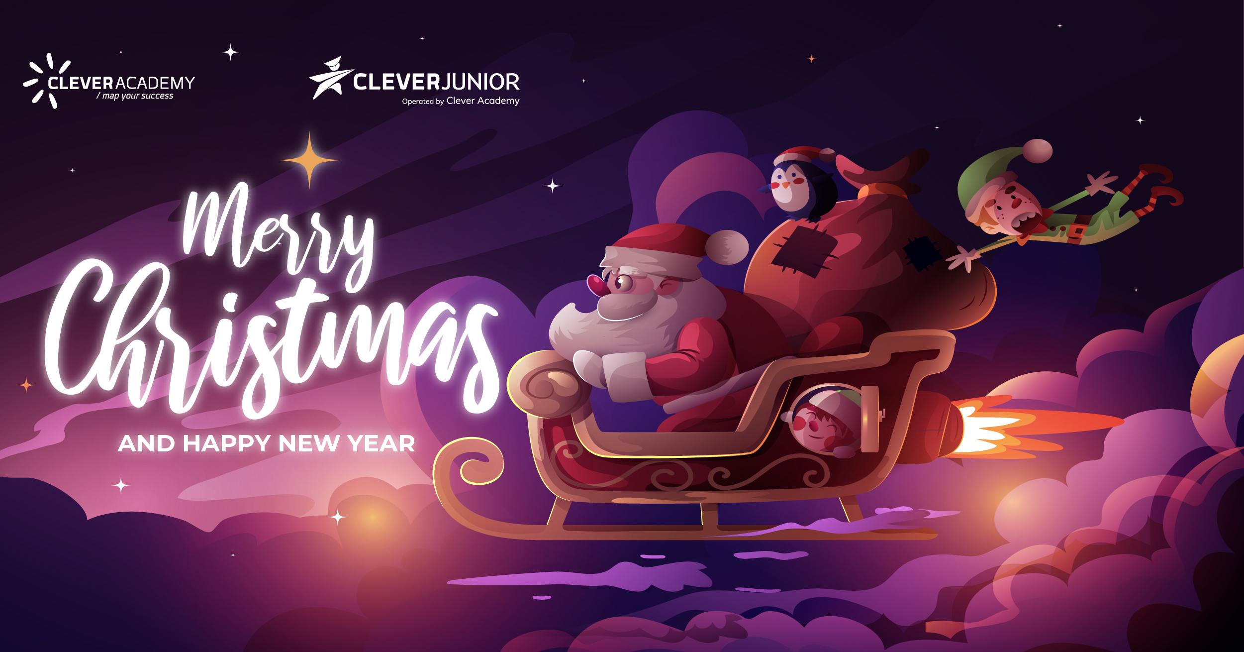 Clever Academy Chúc Mừng Mùa Giáng Sinh và Năm Mới 2021!