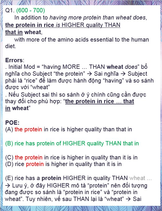 Cách làm GMAT Sentence Correction (Type 2) – Kì 2