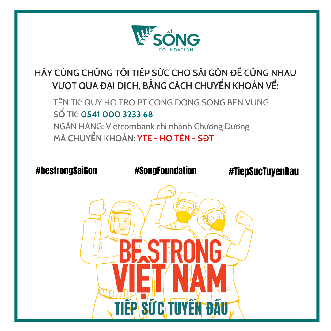 Cùng tiếp sức cho TP. Hồ Chí Minh – Sài Gòn – COVID-19