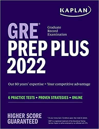 Kaplan’s GRE Prep Plus 2022