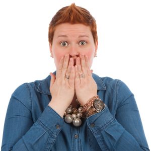 Surprising woman