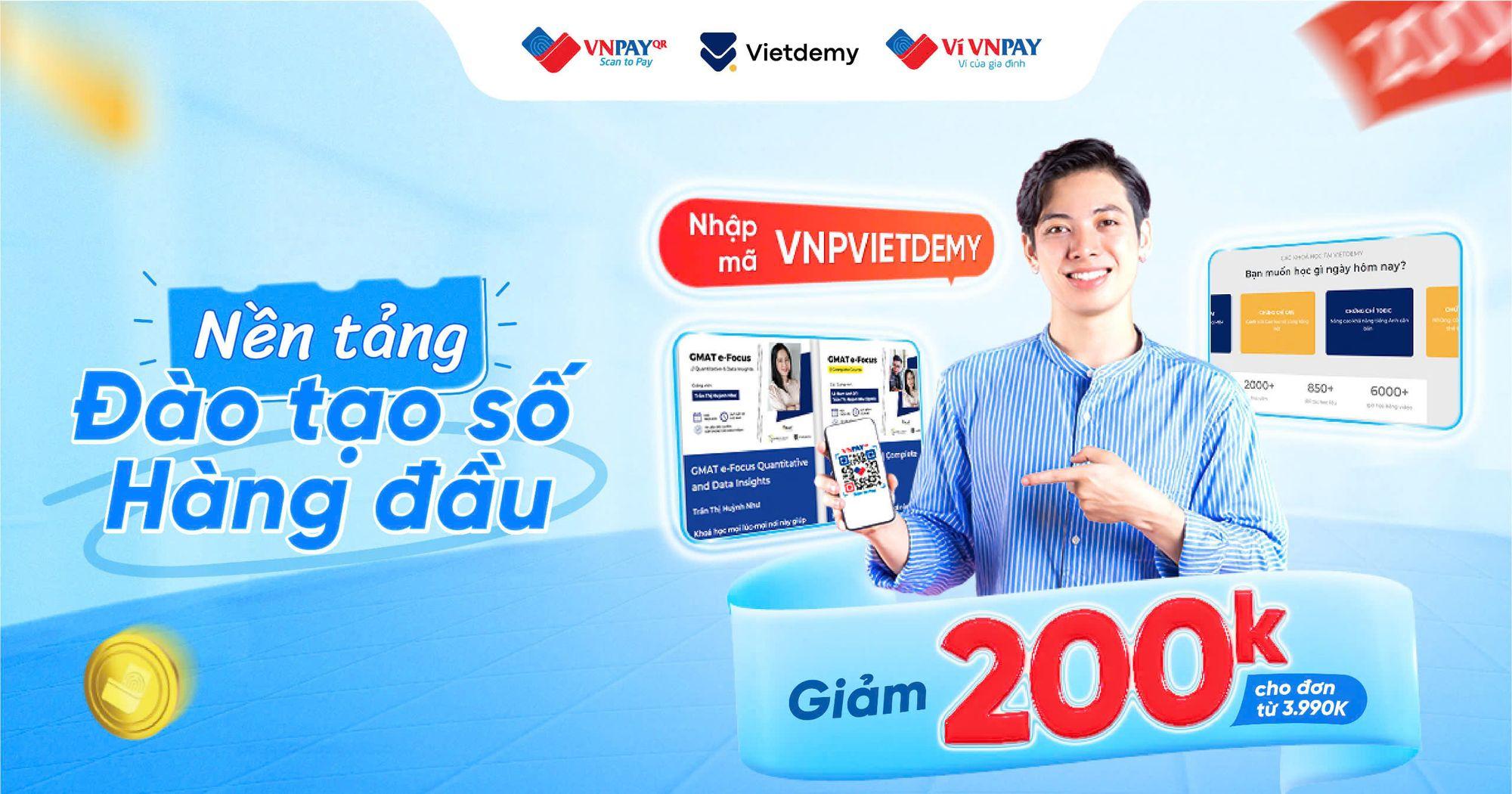 Ưu đãi 200,000 VNĐ khi đăng ký khóa học GMAT Online
